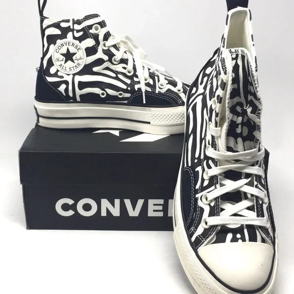 Converse Chuck Taylor All Star High Top Women's Black Egret Sneaker, NIB - Picture 11 of 12